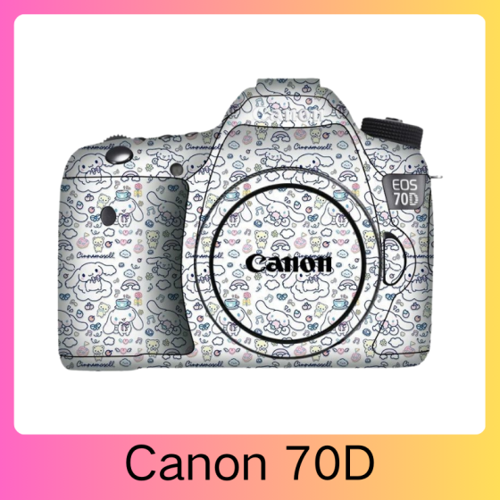 Corpo da Canon 70D  -  Pele câmera, adesivo câmera - com alta resistência a arranhões, à prova d'água e com design elegante.