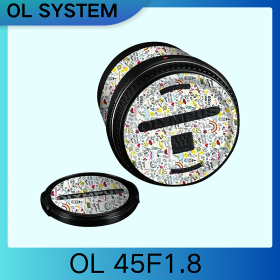 Lentes Olympus OL45F1.8 - Pele câmera, adesivo câmera - com alta resistência a arranhões, à prova d'água e com design elegante.