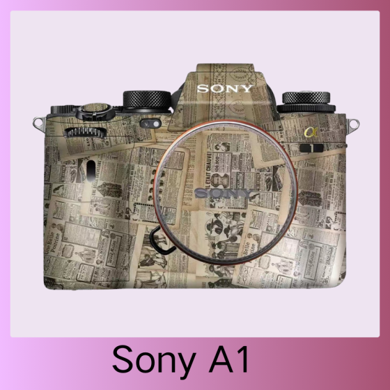 Corpo da Sony A1  - Pele câmera, adesivo câmera - com alta resistência a arranhões, à prova d'água e com design elegante.