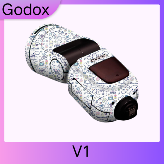 Flash Godox V1  - Pele câmera, adesivo câmera - com alta resistência a arranhões, à prova d'água e com design elegante.
